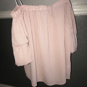 OFF SHOULDER 💕 STRIPE BLOUSE